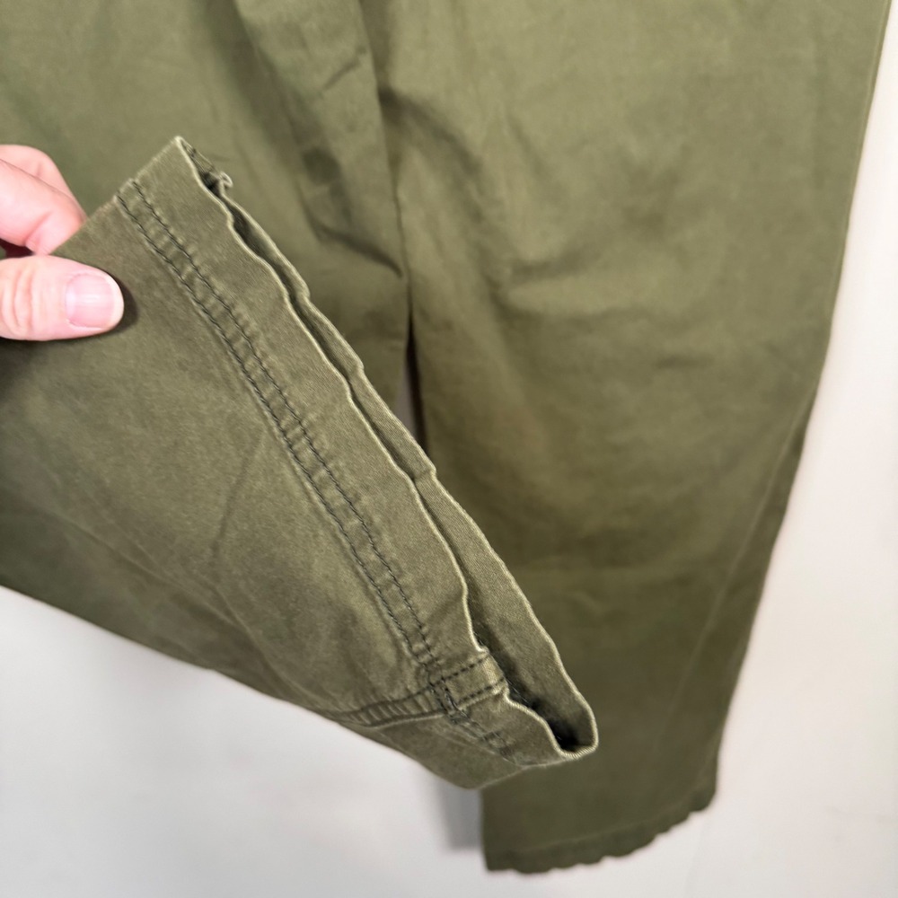 Old Navy Army Green High Rise OG Chino Straight Leg Ankle Pant Medium - Picture 4 of 6
